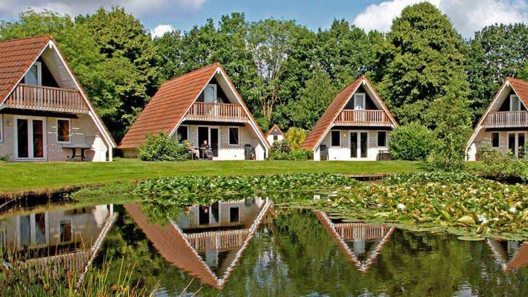 Villa's van ’t Hooge Holt in Gramsbergen, Overijssel, Nederland