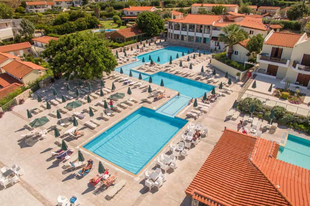 Zwembaden van Aegean View Aqua Resort in Kos-Stad, Kos, Griekenland