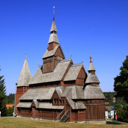 Gustav Adolf Stabkirch kerk in Hahenklee, Duitsland