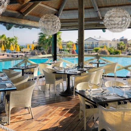 Diner van H10 Rubicon Palace in Playa Blanca, Lanzarote, Spanje