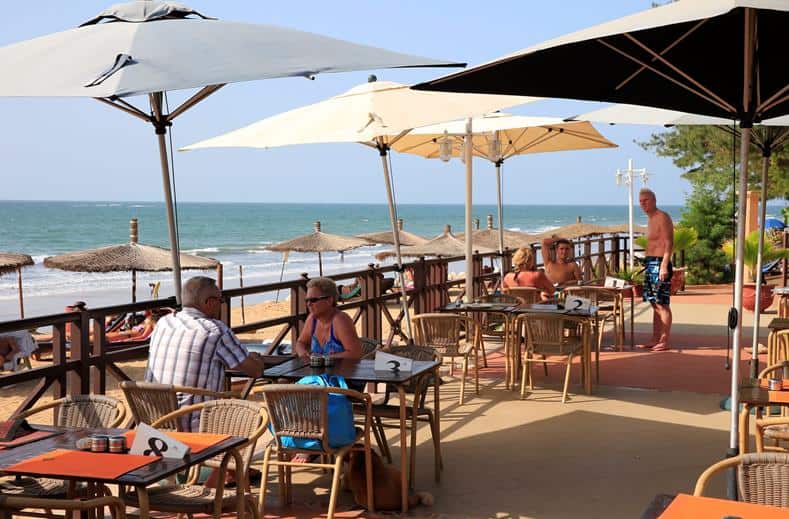 Restaurant van Senegambia Beach Hotel in Kololi, Western, Gambia