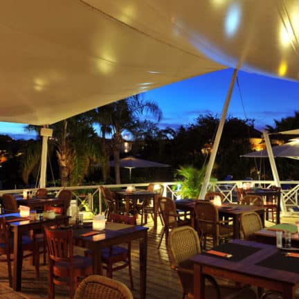 Restaurant van TIME TO SMILE Chogogo Dive & Beach Resort in Jan Thiel Baai, Curaçao, Curaçao