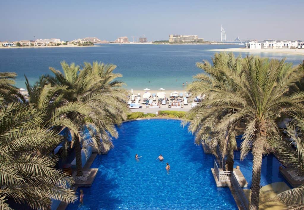 Strand van Mövenpick Ibn Battuta Gate Dubai in Dubai, Dubai, Verenigde Arabische Emiraten