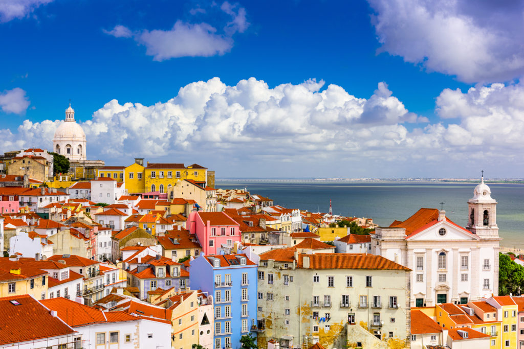 Uitzicht over Lissabon in Portugal