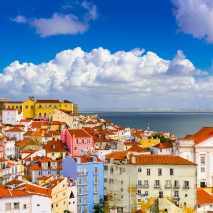 Uitzicht over Lissabon in Portugal