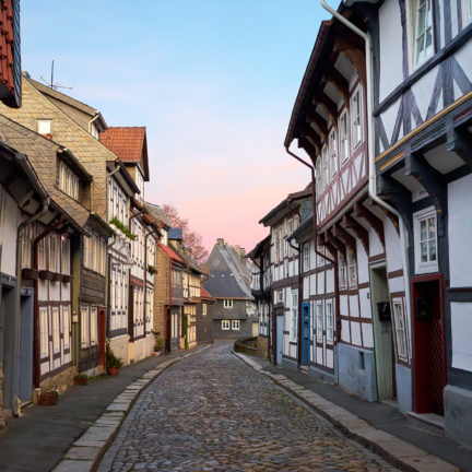Oude stad van Goslar in Duitsland
