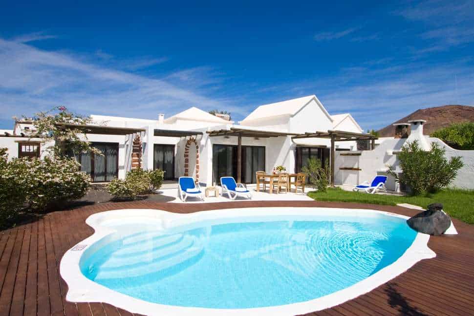 Zwembad van Villas Kamezi in Playa Blanca, Lanzarote, Spanje