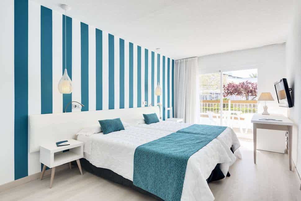 Hotelkamer van Alcudia Garden Aparthotel in Alcúdia, Mallorca, Spanje