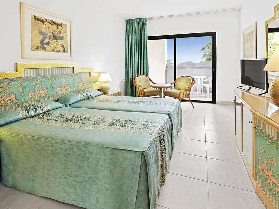 Hotelkamer van Bahia Princess in Costa Adeje, Tenerife, Spanje
