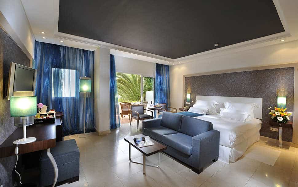 Hotelkamer van Hotel Jardin Tropical in Costa Adeje, Tenerife, Spanje