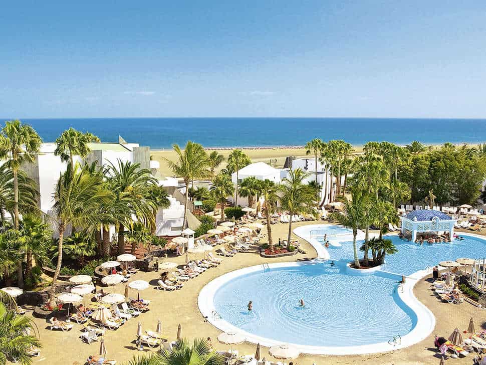 Ligging van RIU Paraiso Lanzarote Resort in Puerto del Carmen, Lanzarote, Spanje