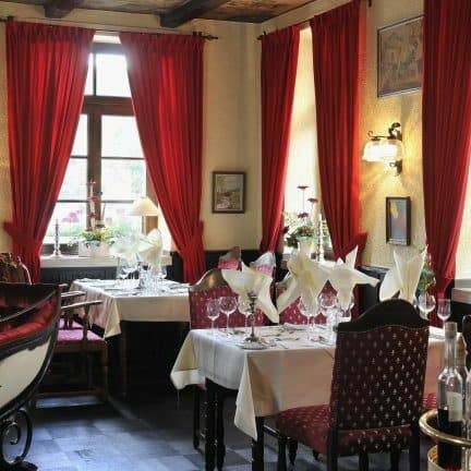 Restaurant van Hotel Lochmühle in Mayschoß, Rijnland-Palts, Duitsland