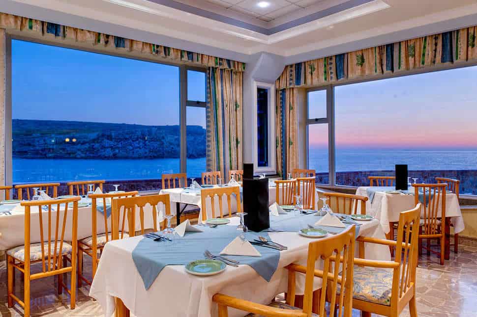 Restaurant van Paradise Bay Resort Hotel in Mellieha, Malta, Malta