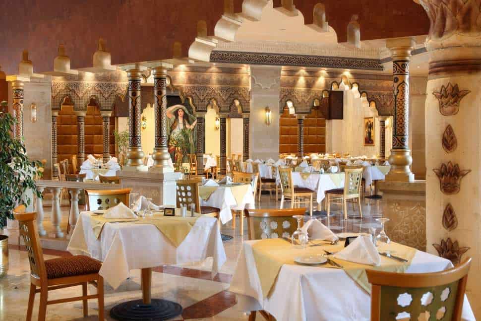 Restaurant van Sunrise Select Garden Beach Resort in Hurghada, Rode Zee, Egypte