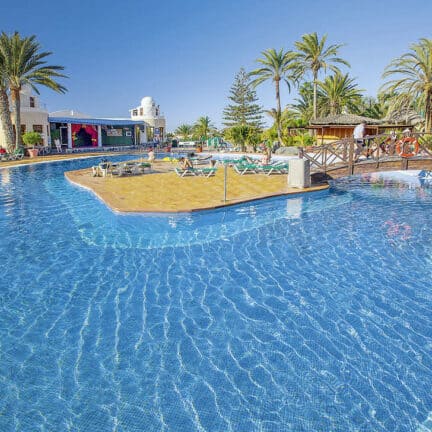 Zwembad van IFA Interclub Atlantic in San Agustín, Gran Canaria, Spanje