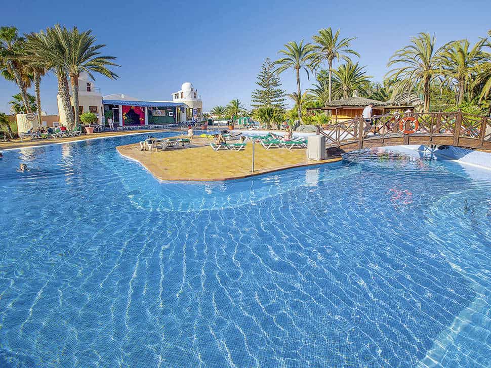 Zwembad van IFA Interclub Atlantic in San Agustín, Gran Canaria, Spanje