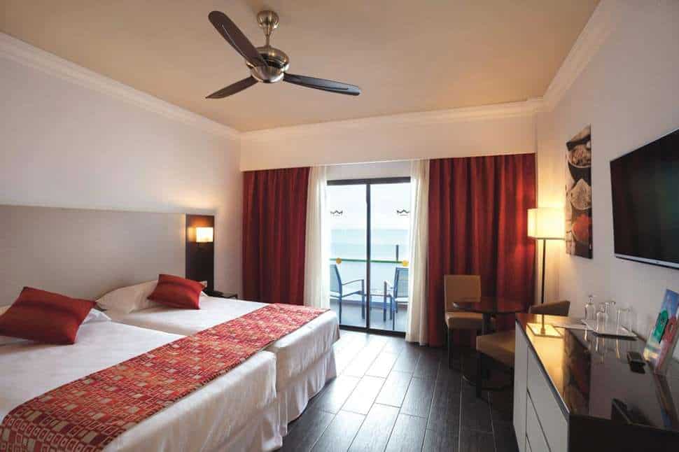Hotelkamer van Hotel Riu Monica in Nerja, Costa del Sol, Spanje