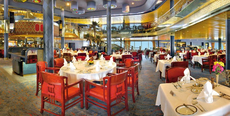 Restaurant van Cruiseschip MS Rotterdam