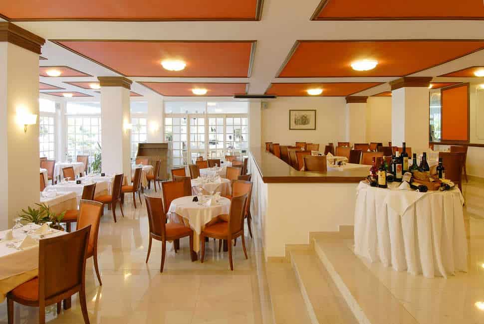 Restaurant van Platanista Hotel in Psalidi, Kos, Griekenland