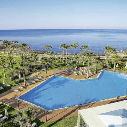 Ligging van Aquamare Beach Hotel & Spa in Paphos, Paphos, Cyprus