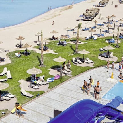Ligging van Jaz Aquamarine Resort in Hurghada, Rode Zee, Egypte