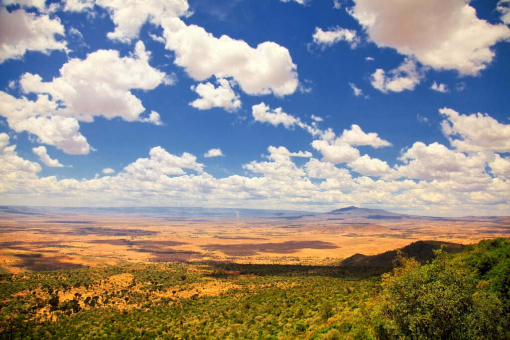 Uitzicht over Rift Valley in Kenia