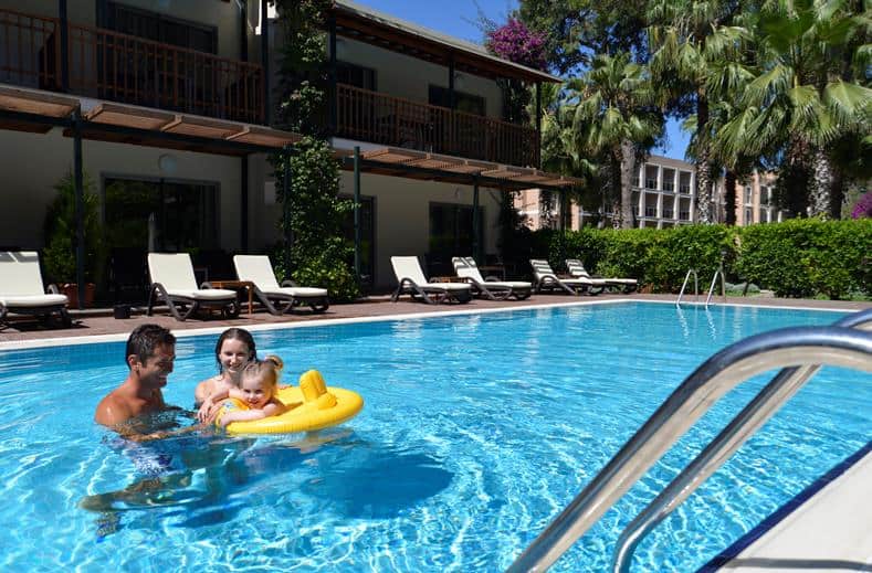 Zwembad van Turquoise Resort Hotel in Side, Turkse Rivièra, Turkije