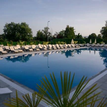 Zwembad van Unique Resort & Spa in Ohrid, Ohrid, Macedonië