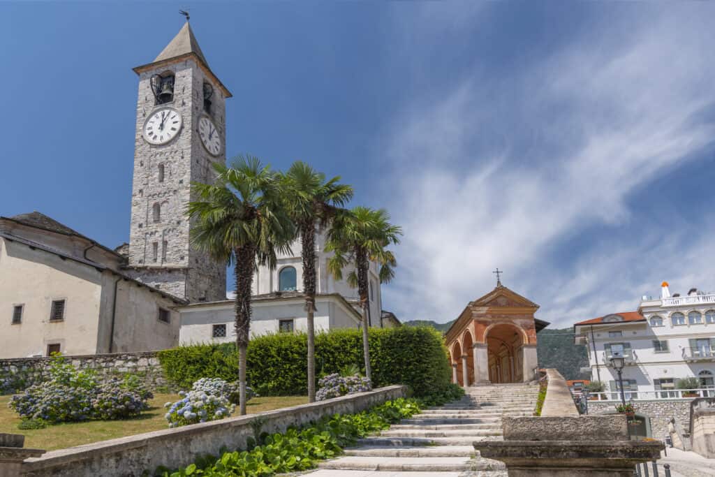 Kerk van Baveno in Italië