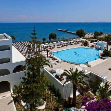 Ligging van Oceanis Beach & Spa Resort in Psalidi, Kos, Griekenland