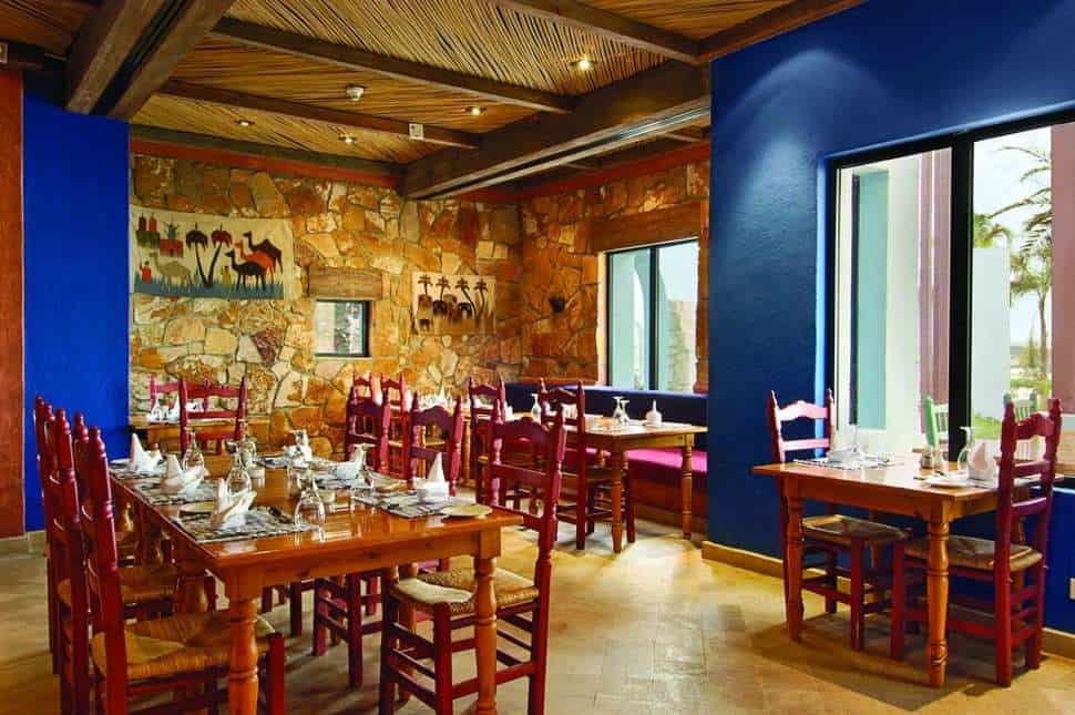 Restaurant van Marina Lodge in Marsa Alam, Rode Zee, Egypte