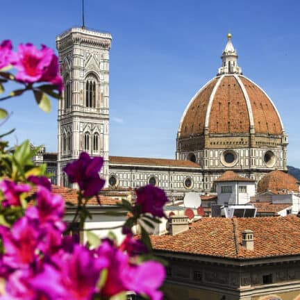 Uitzicht op Santa Maria del Fiore in Florence, Italië