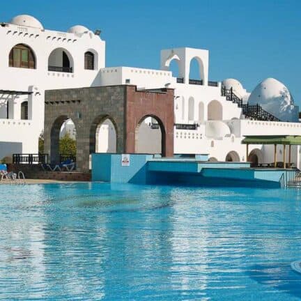 Zwembad van Arabella Azur Resort in Hurghada, Rode Zee, Egypte