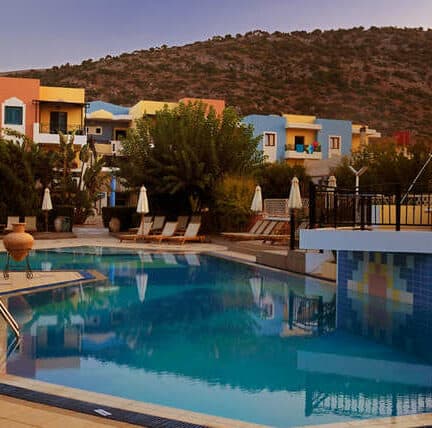 Zwembad van Arlekin Tango in Malia, Kreta, Griekenland