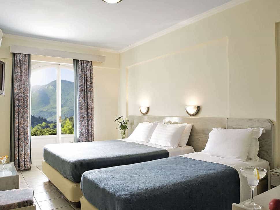 Hotelkamer van Lefko Hotel & Apartments in Nidri, Lefkas, Griekenland