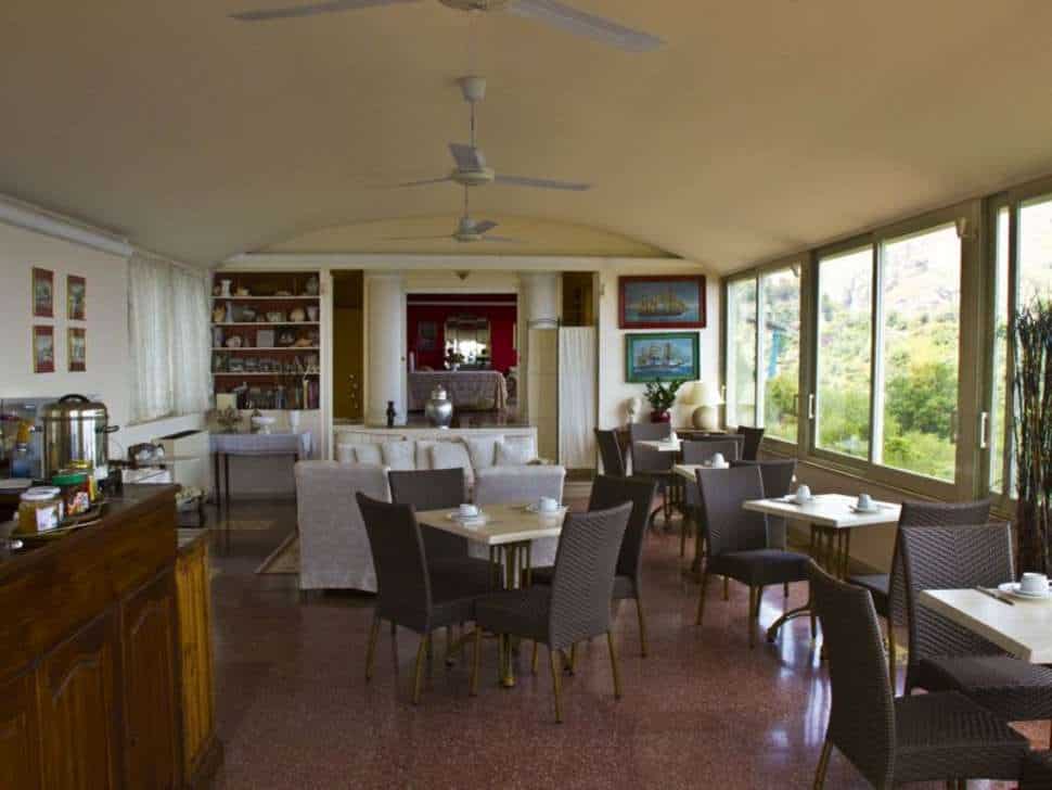 Restaurant van Residence Terra Rossa in Taormina, Sicilië, Italië
