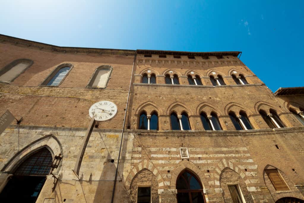 Het Santa Maria della Scala ziekenhuis in Siena