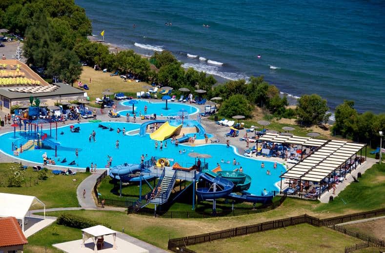 Ligging van Labranda Marine Aquapark Resort in Tigaki, Kos, Griekenland