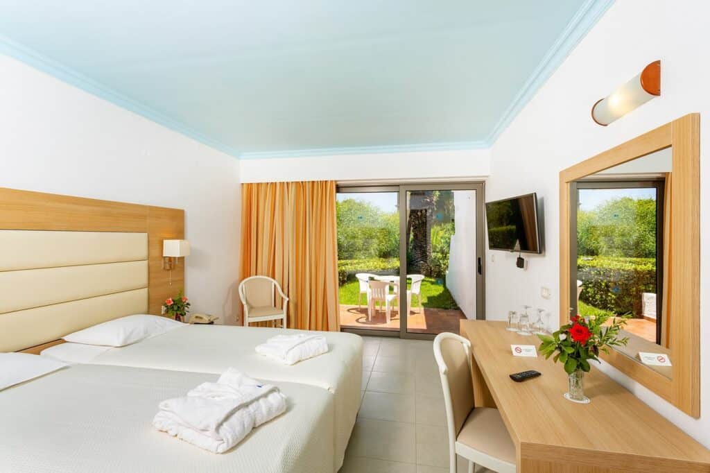 Hotelkamer van Blue Horizon in Trianda (Ialyssos), Rhodos, Griekenland