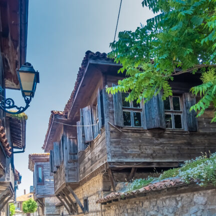 Oude stad van Nessebar in Bulgarije