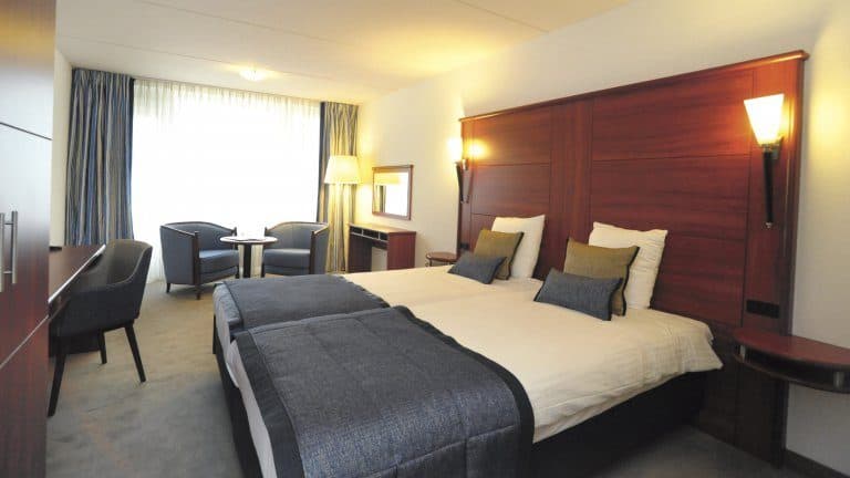 Hotelkamer van Hotel Zuiderduin in Egmond aan Zee, Noord-Holland