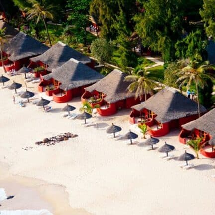 Hotelkamers op het strand van Royal Horizon Baobab