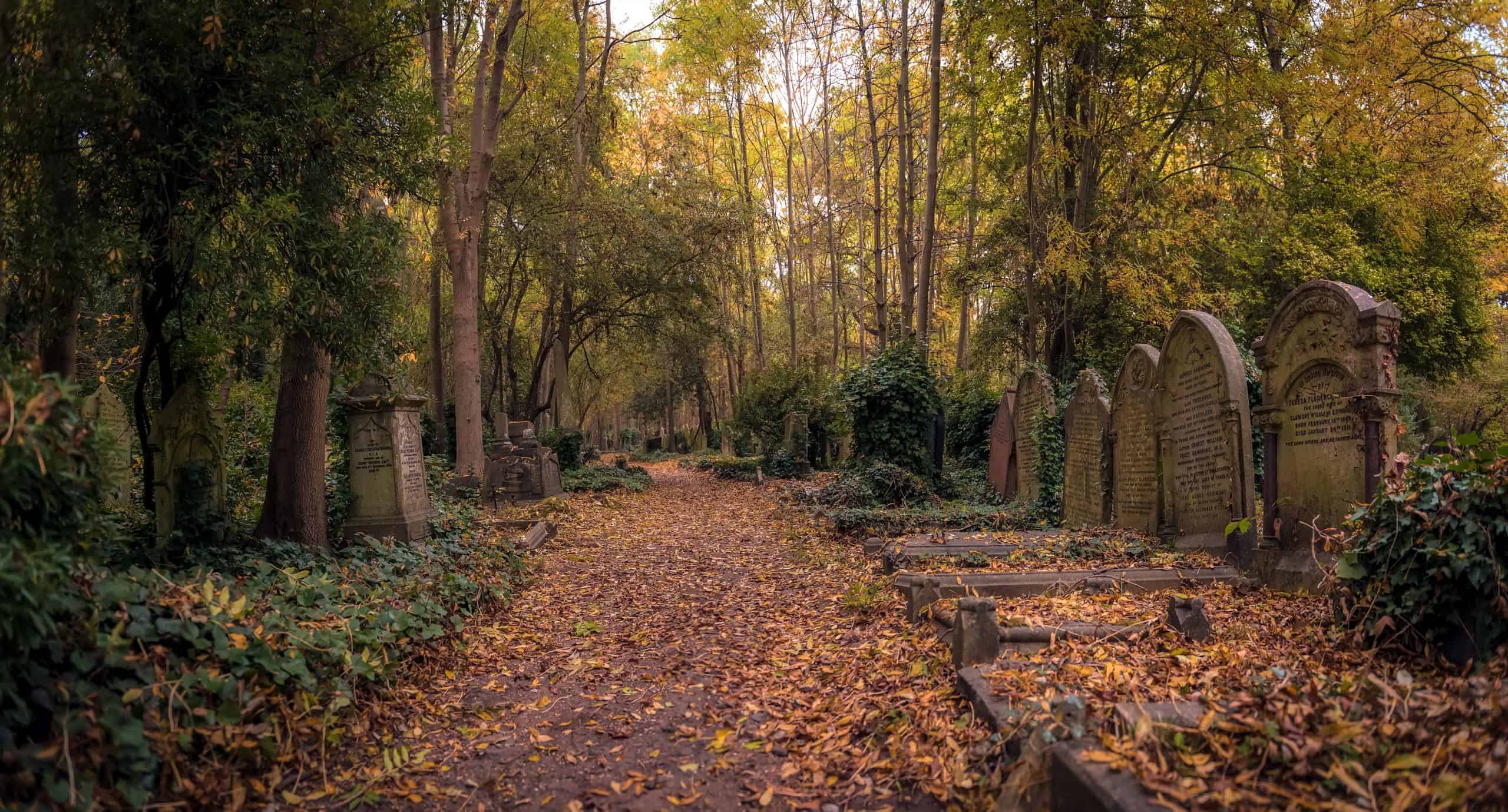 Highgate cemetery begraafplaats in Londen