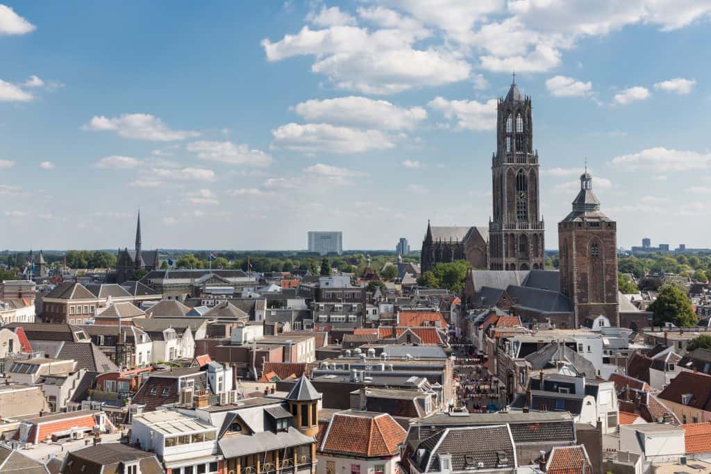 Centrum van Utrecht met de Domtoren