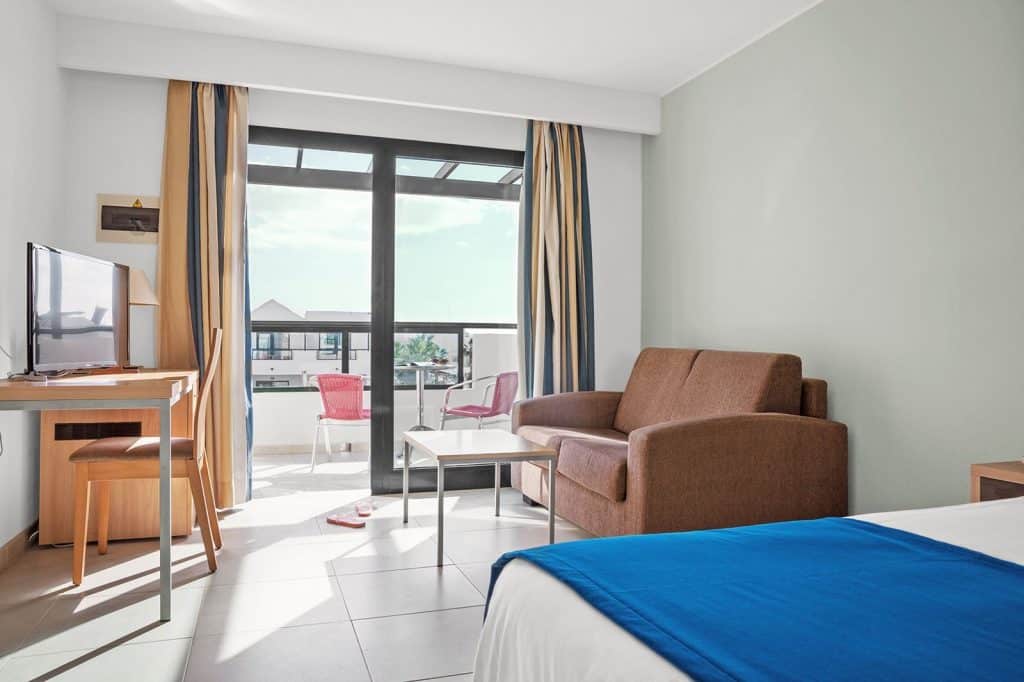 Hotelkamer van hotel Pocillos Playa op Lanzarote