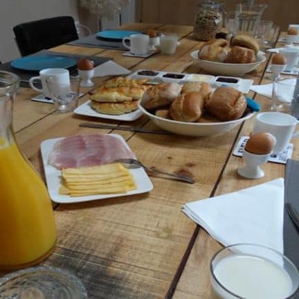 Ontbijt van luxe bed and breakfast het colmerhof