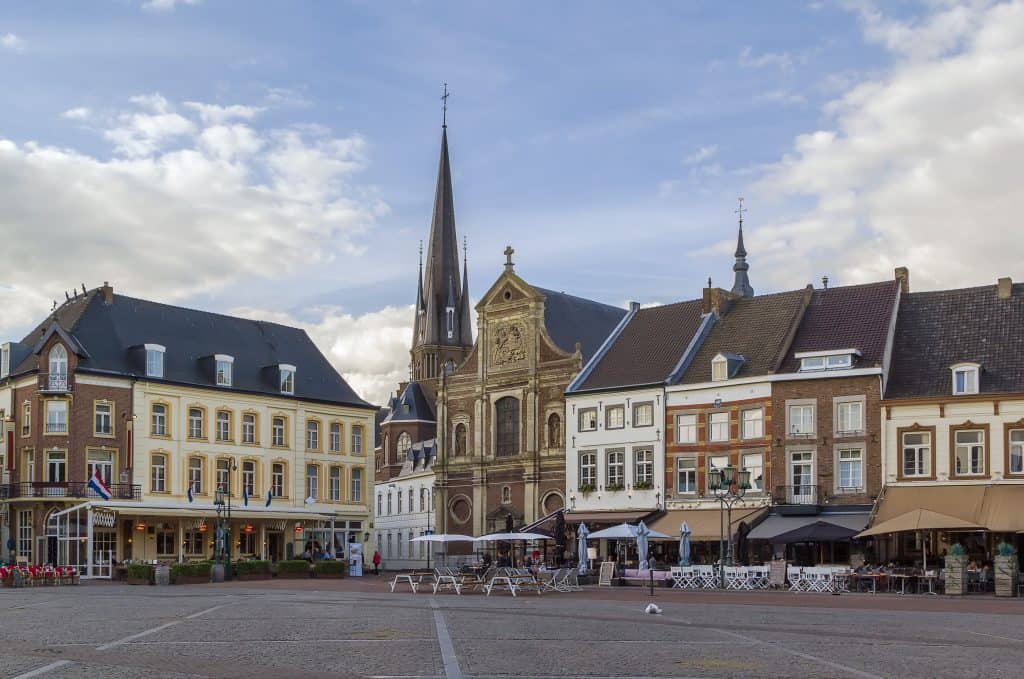 Centrum van Sittard in Limburg