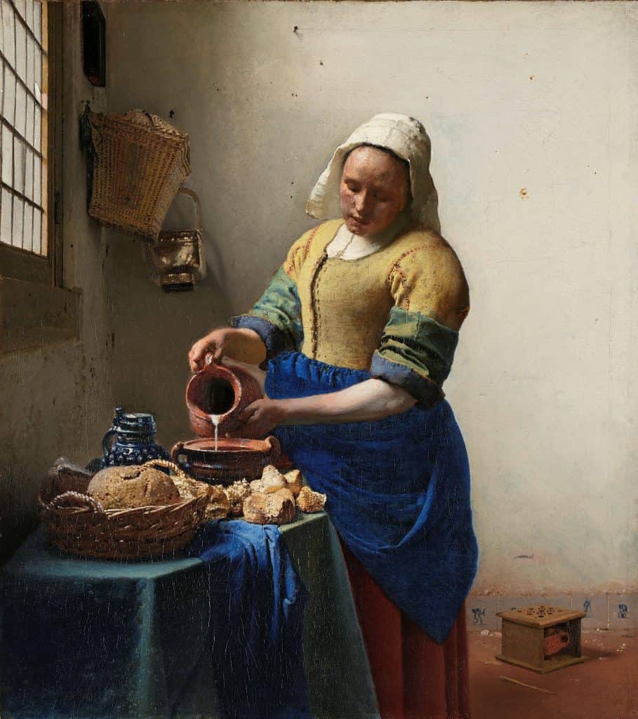 Het Melkmeisje van Johannes Vermeer