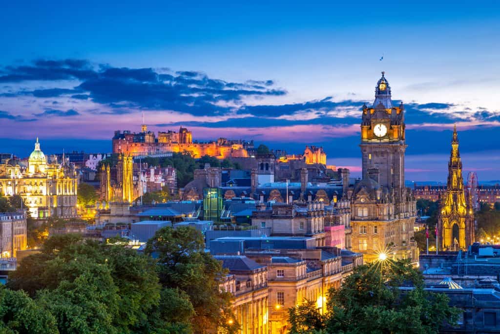 historisch centrum van Edinburgh, Schotland