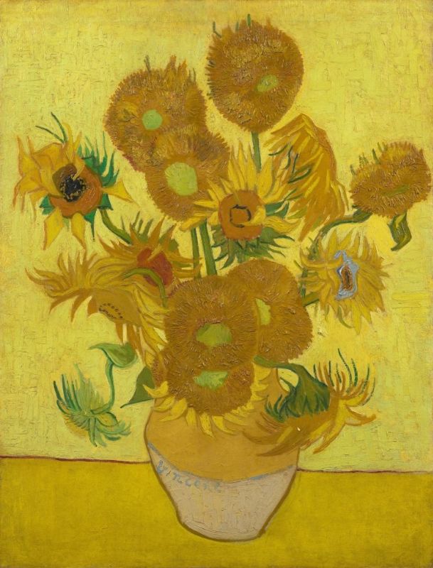 Zonnebloemen van Vincent van Gogh